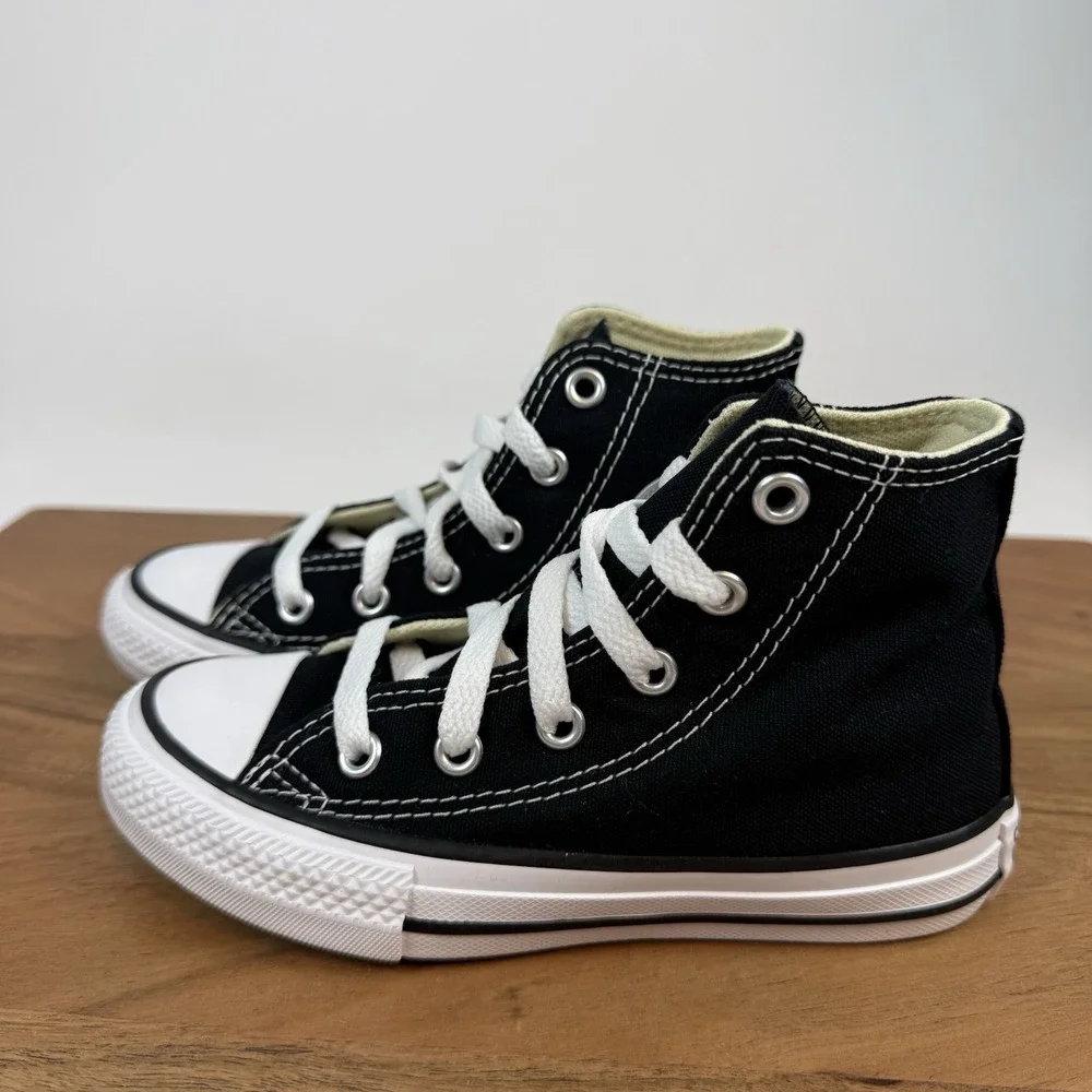 New Little Kids Converse Chuck Taylor All‎ Star High Black Sneaker Sz 11 C